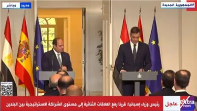 الرئيس السيسي يؤكد تعزيز وجود الاستثمارات الإسبانية في مصر