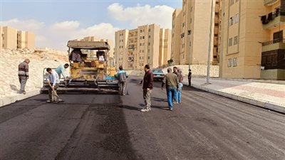 تعرف على أحدث مشروعات الطرق من جهاز مدينة 15 مايو.. بالصور