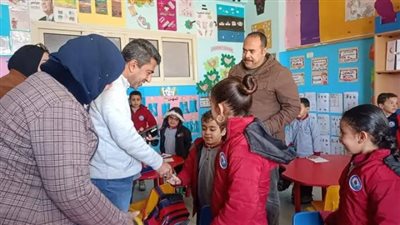 صحصاح يواصل جولاته علي مدارس مركز ومدينة الحمام بمطروح