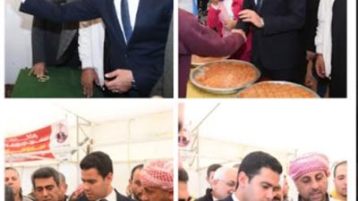 نائب محافظ مطروح يفتتح ٣ معارض اهلا رمضان بالحمام