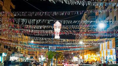 الوادي الجديد تتزين بالفوانيس والاجواء تبهج القلوب