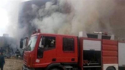 إخماد حريق بمحل هواتف محمولة بمنطقة البدرشين