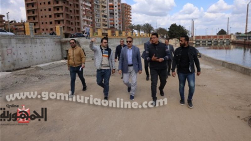 تفقد أعمال الرصف