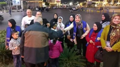 حماة الوطن ببورفؤاد يوزع الحلوى والفوانيس للأطفال والمواطنين