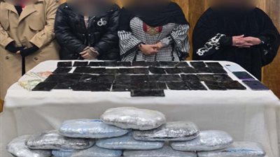 ضبط 4 سيدات بتهمة جلب مخدرات في السويس