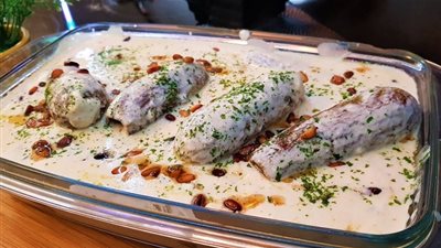 طريقة عمل شيخ المحشي باللبن على مائدة رمضان