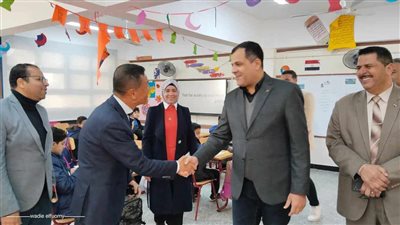 لقاء ثقافي بين المدرسة اليابانية بكفر البطيخ وأخرى باليابان