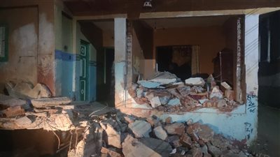 محافظ الدقهلية يكلف لجنة هندسية بفحص حالة منزل بقرية الأورمان