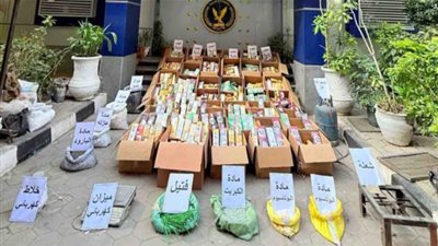 الداخلية تنحج فى ضبط 60 مليون قطعة ألعاب نارية-صور