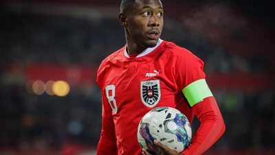 بعد غياب 16 شهرا.. ألابا يستعد للعودة للمشاركة مع منتخب النمسا