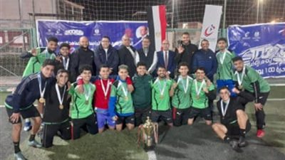 جامعة بنها تحصد المركز الأول والميدالية الذهبية لخماسى كرة القدم