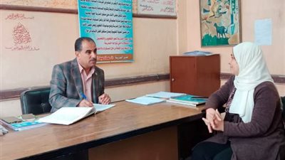 مدير تعليم الخانكة يتابع مجمع مدارس مصر الحديثة