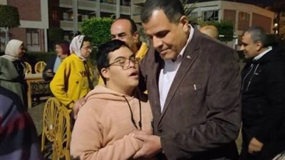 وكيل تعليم دمياط يشارك طلاب التربية الخاصة سهرة رمضانية