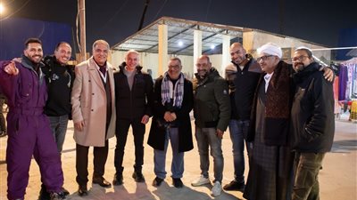 انتهاء تصوير آخر مشاهد قهوة المحطة واحتفالية بالمزمار البلدي
