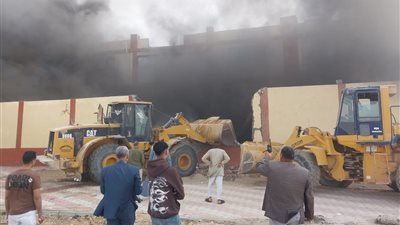 السيطرة على حريق بمصنع للنجف والكريستال في بنى سويف