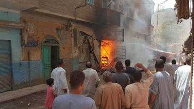 إندلاع حريق داخل مخبز بلدى بأسوان