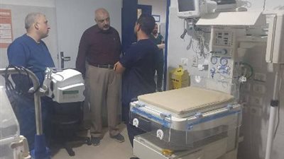 رفع درجة الاستعداد القصوي بمستشفي ابورديس المركزي استعدادا للعيد