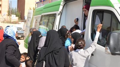 قوافل طبية مجانية بشوارع مدن دمياط ورأس البر