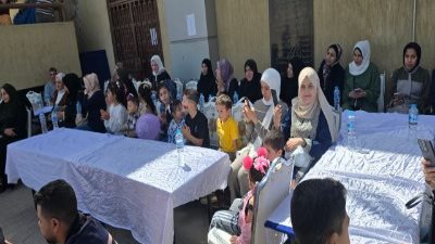 جامعةبنها تشارك الاطفال الفلسطينين المرافقين لمصابي غزة فرحةالعيد