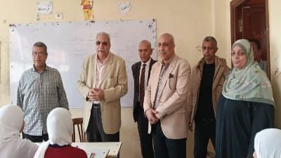 مدير تعليم القليوبية يتابع انتظام الدراسة بمدارس كفر شكر