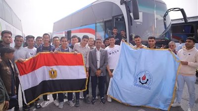 طلاب جامعة السويس من معبر رفح يؤكدون على مبدأ لا للتهجير