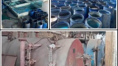 ضبط 100 طن مخصبات زراعية مجهولة المصدر بمصنع غير مرخص بالقليوبية