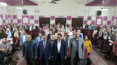وكيل تعليم الغربية يشهد أوبريت بداية أمل للتوجيه العام للمسرح
