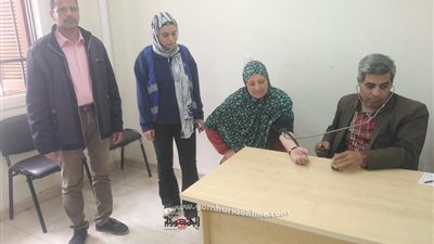 جامعة السادات تنظم قافلة طبية بعزبة عمرو مركز اشمون المنوفية
