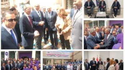 وزير الاتصالات ومحافظة القليوبية يتفقدان عددا من المشروعات ببنها وكفر شكر والقناطر الخيرية