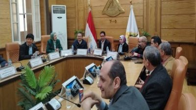 رئيس جامعة بنها يبحث تعزيز التعاون المشترك مع جامعة ووهان بالصين