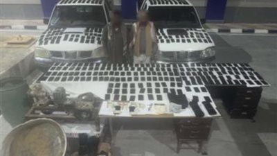 ضبط عنصرين إجراميين بحوزتهما 36 كيلو حشيش في شمال سيناء