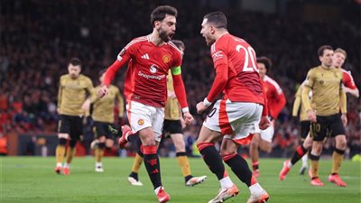تأهل تاريخى لمانشستر يونايتد على حساب ليون بالدورى الأوروبى