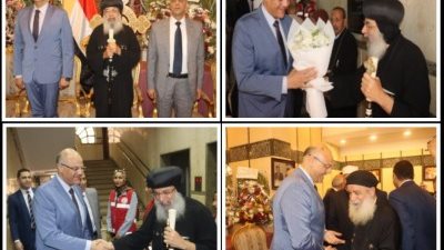 محافظ القليوبية يقدم التهنئة للأخوة الأقباط بمناسبة عيد القيامة المجيد