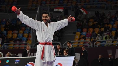 عمر عثمان يتوج ببرونزية الدوري العالمي للكاراتيه