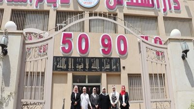 أسنان عين شمس تنظم قافلة طبية بمؤسسة السندس للأيتام