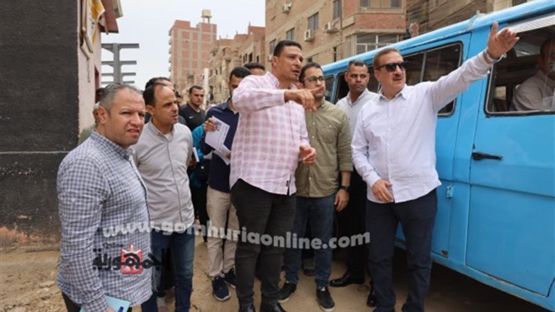 محافظ المنوفية خلال