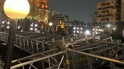 اسماء المصابين بحادث قصر البارون بعد إلغاء حفل تامر حسنى