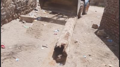 حملة لرفع الحواجز والمعوقات من طرق حى جنوب مدينة الأقصر