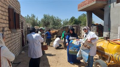 جامعة القناةتقدم خدمات صحية وزراعية وبيطرية مباشرة للمواطنين