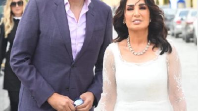 أمل رزق تحتفل بعقد قران ابنتها بحضور هانى رمزى وإيناس عز الدين