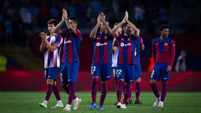 رجل مباراة برشلونة وبلد الوليد في الدوري الإسباني