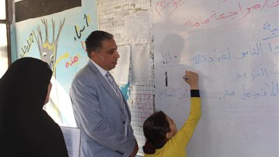 وكيل تعليم الجيزة يتفقد مدارس أوسيم ومنشأة القناطر