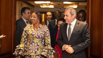 العاصمة الإدارية الجديدة تستقبل رئيسة مجلس الشيوخ في كوت ديفوار