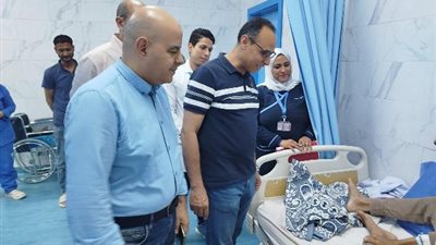 مرور مسائي لوكيل وزارة صحة الشرقية على مستشفى الصدر بالزقازيق