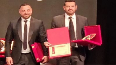 تكريم عمرو يوسف وطارق العريان فى مهرجان المركز الكاثوليكي