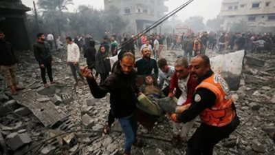 مصابون فلسطينيون في قصف للاحتلال استهدف منزلا شمال غزة