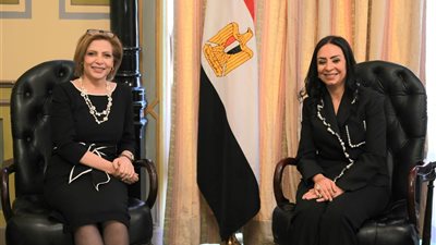 وزيرة التضامن تلتقي المديرة الإقليمية للتنمية البشرية بالبنك الدولي