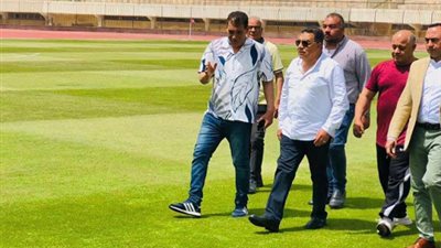 المحافظ يتابع انتهاء أعمال المرحلة الأولى من تطوير استاد المنصورة
