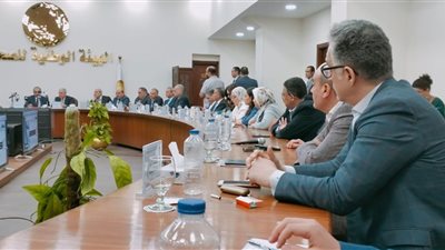 الشوربجي يرحب بوزير قطاع الأعمال بمقر الوطنية للصحافة