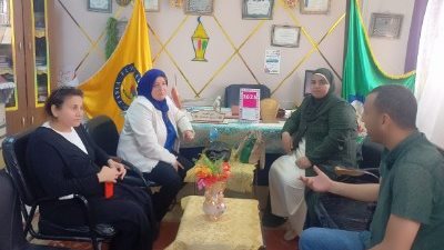 الإدارة العامة للتواصل والدعم تزور مدارس شرق شبرا الخيمة